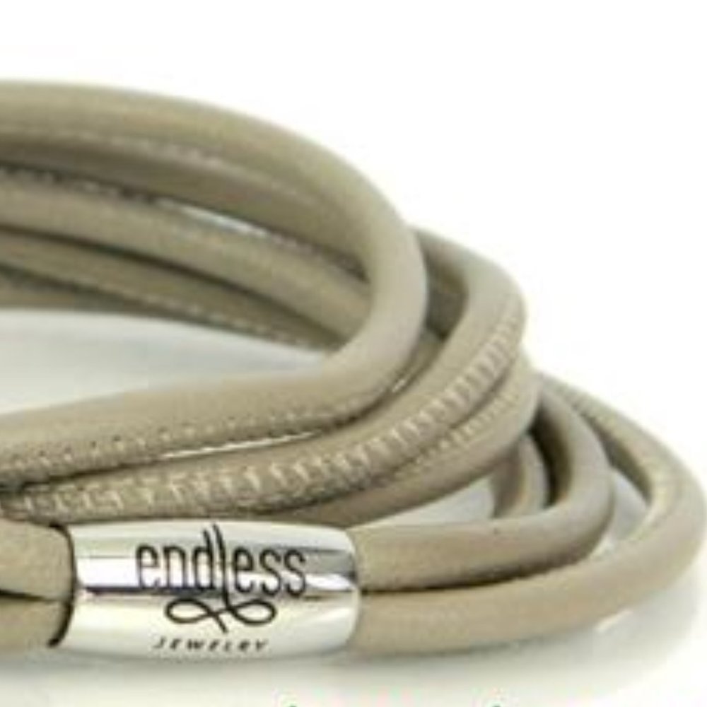 ENDLESS Sand 3 String 2x Wrap Charm Bracelet